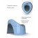 Pot children's amrobaby fort, with a lid, blue color