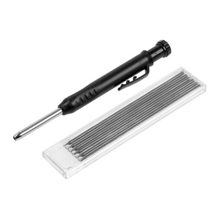 Pencil of a mechanical tundra, with a set of sections, 6 pieces, black-7