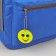 The reflective element "Smiley with large eyes", bilateral, d = 5.3 cm, yellow color