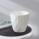 Flower pot with basal watering Ruby, 3 l, white color