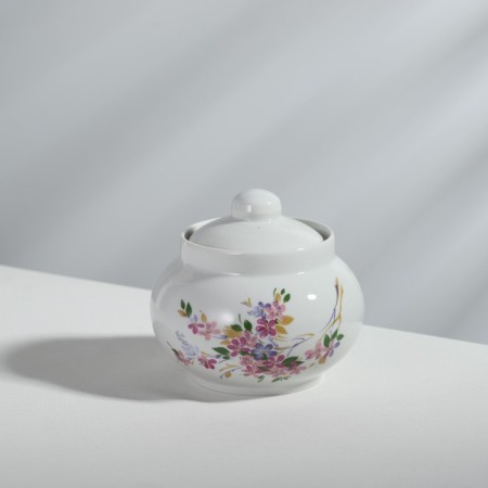 Tea Service "Daching Bagoon", 14 items: a teapot, sugar tower, 6 cups, 6 saucers-7