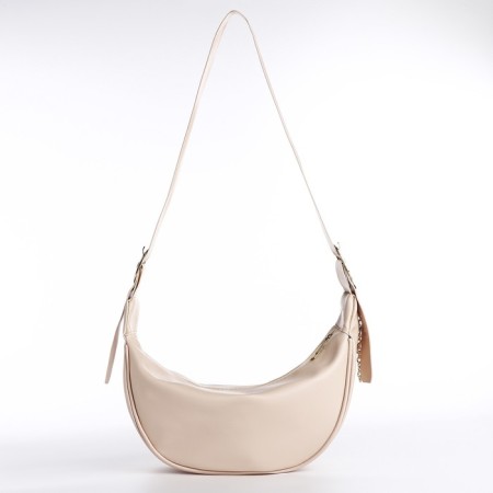 Women's bag of artificial leather Nazamok, 28x15 cm, beige color-2