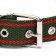 Collar of tarpaulin dimensionless single -layer, 68 x 3 cm, khaki/red