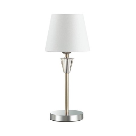 Loraine table lamp, e27 1x60W, chrome color, gold-2