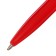 Switch rotor handle Calligrata, 1.0mm, clip 1 x 3.5cm, under the logo, red body, blue rod
