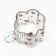 New Year. Glass mug "Gingerbread Man", 260 ml