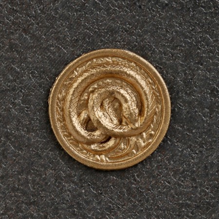 Koshelki souvenir "Snake - Circle", tin,