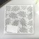 Plac "Palm leaves" 13x13 cm stencil