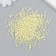 Glass beads 6/0 "cream" shines UV 450 gr.