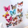 Magnet Plastic "Butterfly shines in the dark" 10 cm mix