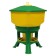 Bunker feeder for poultry at 21 kg, on legs, plastic, kubic premium