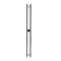 Terminus duo electric heated towel rail "Circle", 1200x114 mm, chrome