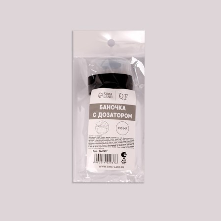 Board with pomp, 250 ml, black/transparent color-5