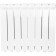 Aluminum radiator Stout Bravo, 500 x 80 mm, 8 sections, lower right connection