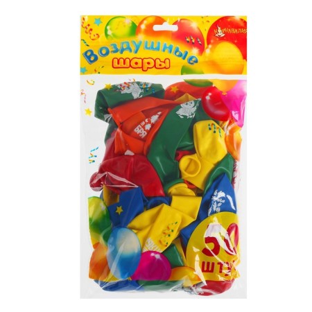 Air ball 12 "September 1" set of 50 pcs., Mix-2