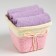 Set of terry decorative napkins Ethel "View 2" 30x30sm-3pcs, lilac color, 100% cotton