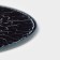Board Ground Glass Daile "Rap", D = 20 cm, Black Color