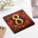 Magnet for the refrigerator "The most beautiful", 7 x 7 cm