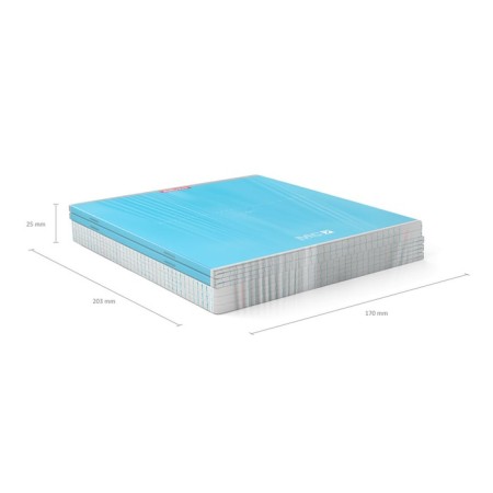 Notebook of 48 sheets in the MC-7 cage, covered cardboard, offset unit, mix-1