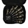 A set of screwdrivers in the tundra bag, 2k handle, PH0-1-2, SL3-5-6, 38-125 mm, 8 pcs.