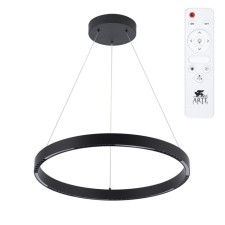 Suspended chandelier Arte Lamp Lao A2189LM-1BK, LED, 32 W, 60x60x120 cm, 1600 lm, remote control, black