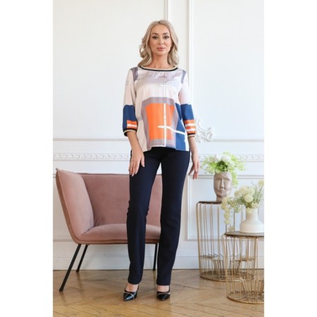 Female jumper, size 46, orange color-9