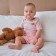 Kit for children (body, shorts) minku, powder color, height 80-86 cm
