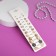 Pusets 12 pairs Onear, romance, white-gray color in gold