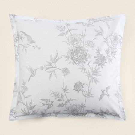 Set of pillowcase SL Home Flowers 70*70+3 cm - 2 pcs, satin, 140 g/m2, 100% cotton-7