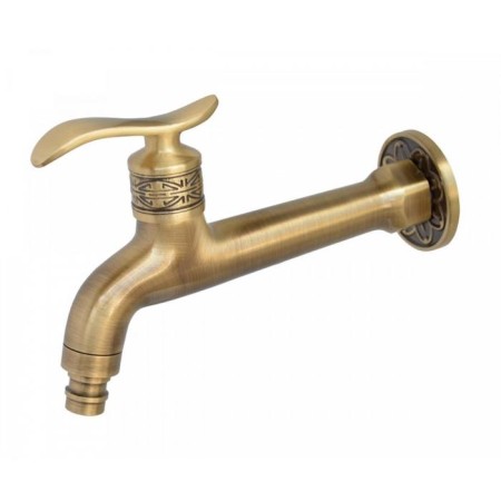 Bronze de Luxe 21599/2 tap for one water, one -rod, nozzle for a hose, brass, bronze