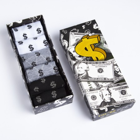 A set of men's socks KAFTAN "Number One" 6 pairs, rr 39-41 (25-28 cm)