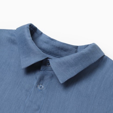 Men's shirt with long sleeve MIST R.48, blue-6