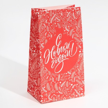 Package without pens "Red", 10 x 19.3 x 7 cm, New Year-1