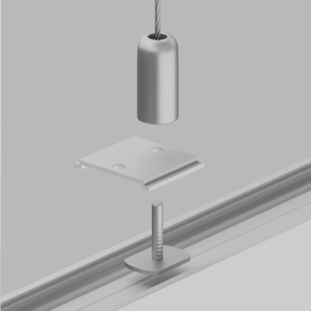 Mount for the cable, 1 pc, technical tra004hp-21w, 3x0.5x3.5 cm, white color-4