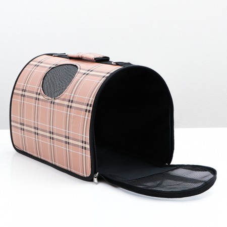 Bag - Animal Carriage "Cell", Pink, size M, 43 x 21 x 26 cm-3