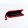 Women's wallet with lightning, dark red color