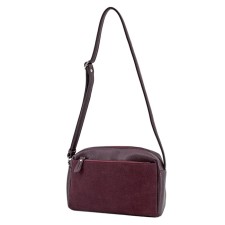 Women's bag (B2754-07140) Artificial leather + suede, burgundy, 1x210x27 cm