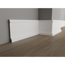 Skirting shock -resistant white 100x16x2000mm