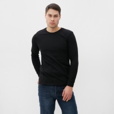 Long -sized male plain, black color, size 56