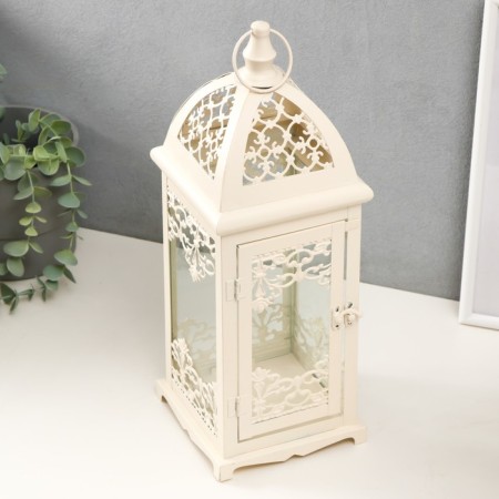 Barbara metal candlestick 13.5x13.5x37.5 cm-3