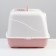 Lexi cats toilet closed white/pink 50.5 x 39 x 41 cm
