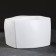 Kashpo - organizer "David's lips" white, 16x11.5x16cm