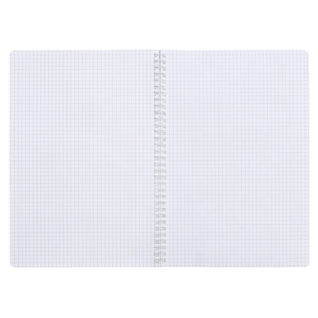 A4 notebook, 96 sheets in a cage, on a crest, "overflows", plastic cover, block 60 g/m2-1