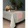 Tablecloth, size 140x180 cm, color light gray