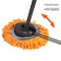 AIRLINE washing brush, with microfiber, 60 cm