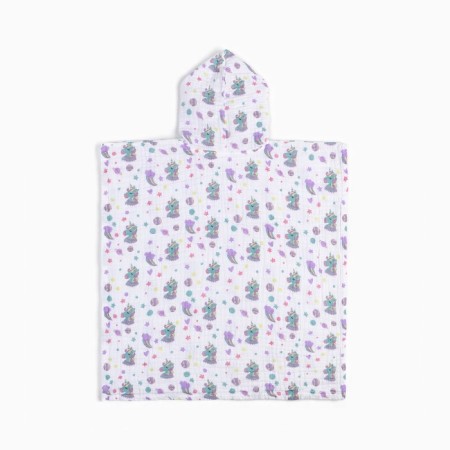 Poncho Muslim Children's Lovelife "Unicorns" 100% HL, 4-p, 235g/m2-7