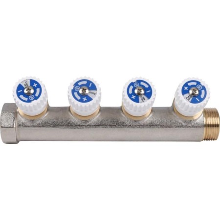 Distributive collector SMB 6851 341204, 3/4 ", 4 exits, 1/2"-2
