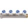 Distributive collector SMB 6851 341204, 3/4 ", 4 exits, 1/2"