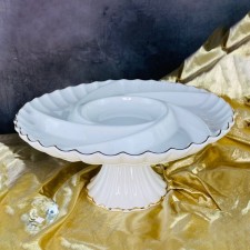 Menzhitsa Lenardi Margarita, on legs, porcelain, d = 30.5 cm