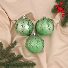 Set of balls plastic D-8 cm, 3 pcs 